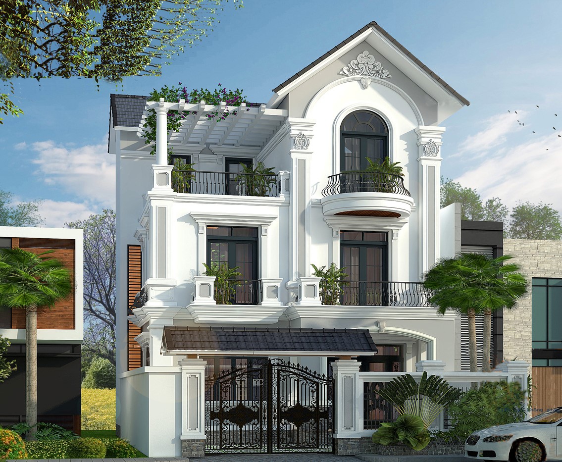 Kiến trúc biệt thự LV.T Luxury 2